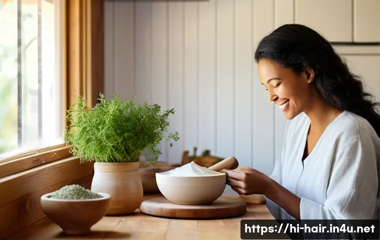 무알콜 헤어 제품 추천 - **Prompt:** A young woman, in her late 20s, with a gentle, satisfied smile, stands in a brightly lit...